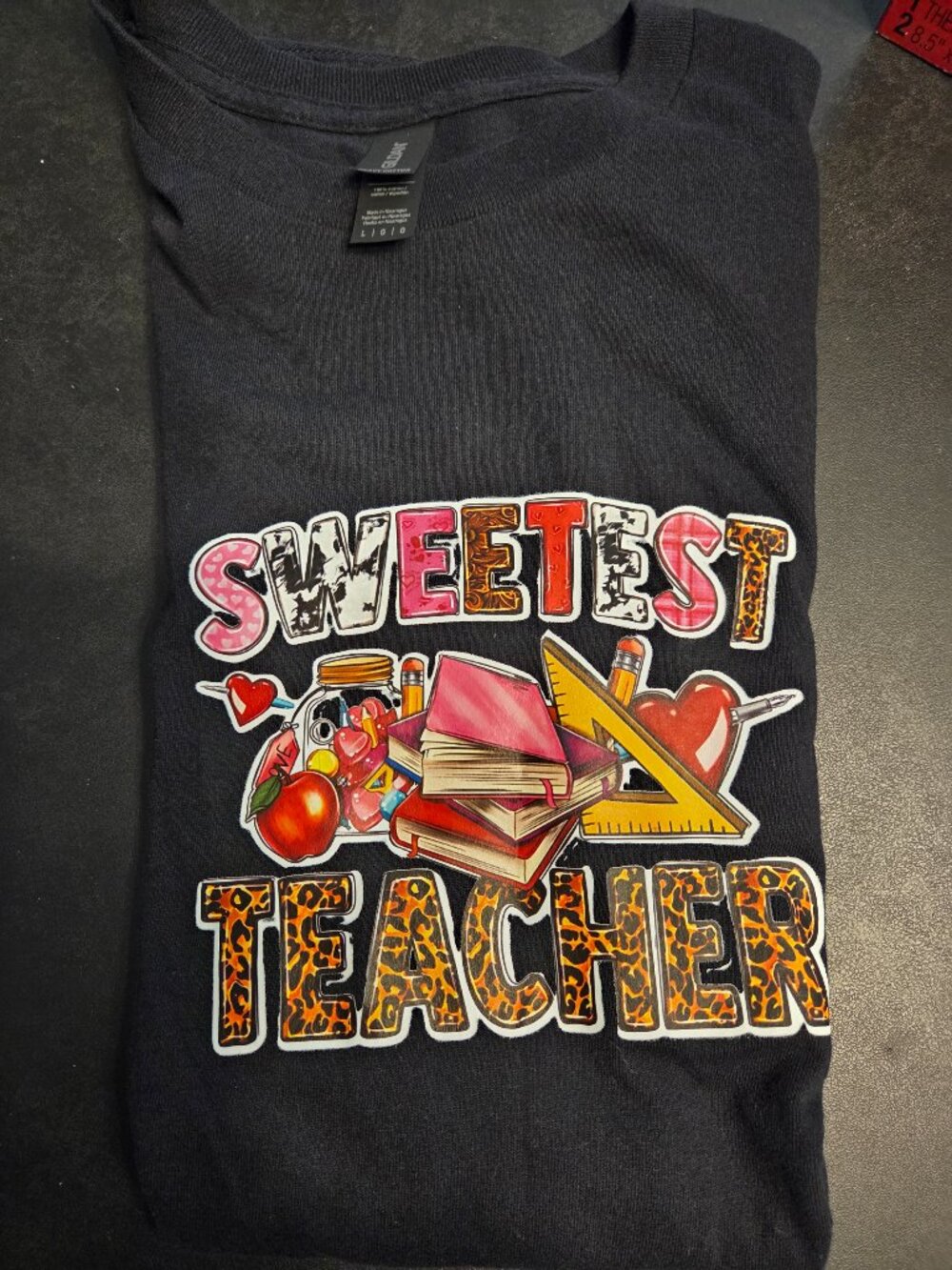 "Sweetest Teacher" Graphic T-shirt